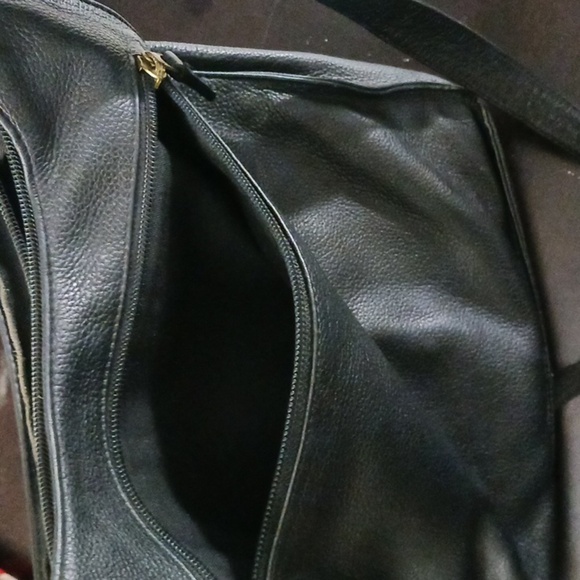 JP OERSE & Cie Black Leather Messenger Shoulder Bag - Picture 7 of 10